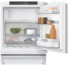 Bosch Serie 6 työtason alle sijoitettava jääkaappi pakastinlokerolla 82 x 59.8 cm pehmeästi sulkeutuva litteä sarana - 1