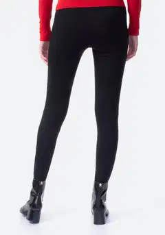 TEX naisten puntoleggingsit I970347 - BLACK 1 - 3