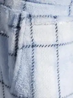 Actuelle naisten fleecehousut 212A382636 - Blue check - 5