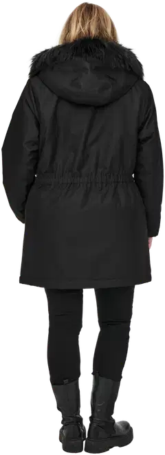 ONLY CARMAKOMA naisten parkatakki Carirena - Black - 5