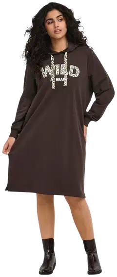 Only Carmakoma naisten collegemekko Careza - Coffee Bean - 5