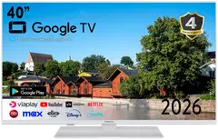 Finlux 40" Full HD Android Smart LED TV 40G8.3WCB, valkoinen - 1