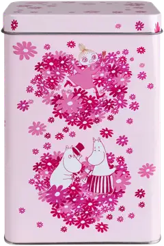 Martinex Muumi Kukkasydän kahvipurkki - 1