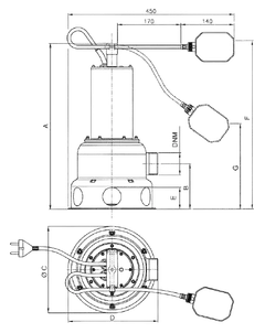 Nocchi Priox 460-13 uppopumppu - 2