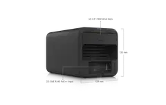 Ubiquiti 2-paikkainen verkkolevyasema 2.5 GbE -liitännällä UNAS-2-B musta - 12