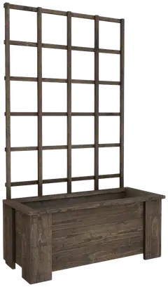 Miljöörakennus köynnösritilälaatikko harmaa - 1