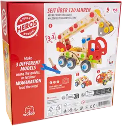 Heros rakennussarja Constructor Paloauto 155 osaa - 7