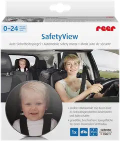 Reer takaistuimen pyöreä peili autoon kaareva ja iso 17cm - 4