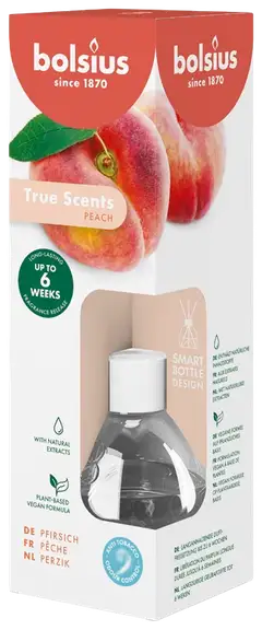 Bolsius True Scents – huonetuoksu – Peach – 60 ml - 1