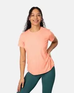 Kari Traa naisten lyhythihainen treenipaita Ava - PEACH BLOOM - 3