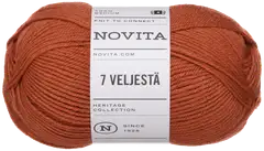 Novita lanka 7 Veljestä 100g pihlaja 644 - 1