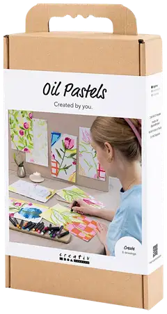 Creativ Company öljypastellit askartelusetti, kukat - 3