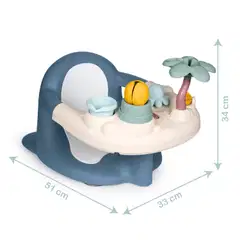 Little Smoby Baby Bath Time 2in1 kylpyistuin - 4