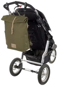 Lässig hoitoreppu Rolltop vihreä - 4