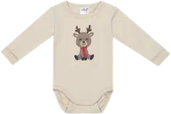 Ciraf vauvojen body Pikku Poro 250B262944 - 12-0304tcx whitecap gray - 1