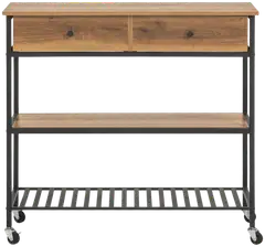 SoBuy keittiösaareke ruskea FKW112-PF - 1