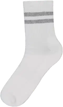 WKLY. naisten treenisukat 214W062605 2-pack - White/grey - 2