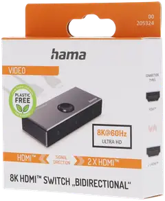 Hama HDMI™-kytkin, 1 in 2 out/2 in 1 out, 8K - 9