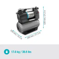 Puutarhapumppu GARDENA 4600 Silent Automatic, 4600 l/h, 4,0 bar - 4