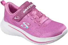 Skechers lasten kimaltava lenkkari tarranauhalla ja venyvillä nauhoilla - Hot Pink - 5