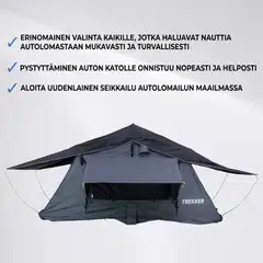 Trekker kattoteltta camper m, harmaa - 4