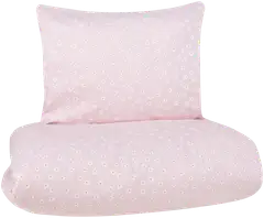 Xtra pussilakanasetti Daisy 150x210 cm vaaleanpunainen-valkoinen - 1