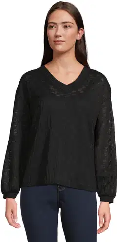 House naisten neulepusero 213H263304 - black - 1