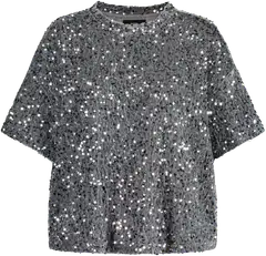 Now Curvy juhlapaljettipusero 123722 - Sequins - 1