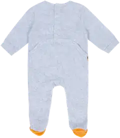 TEX BABY vauvojen velourpyjama Roar - GREY CHINE LIGHT - 2