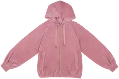 Danskin naisten velourhuppari DCA25002 - Lilas 16-1708TCX - 1