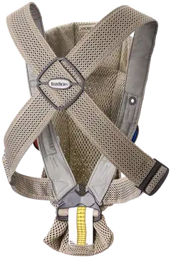 BabyBjörn vauvan kantoreppu mini - 3d mesh, harmaa beige - 3