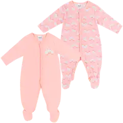 Ciraf vauvojen pyjama 250b242923 2-pack - goose aop / pale rosette - 1