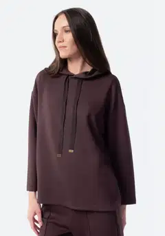 TEX naisten scubahuppari I286131 - BROWN - 1