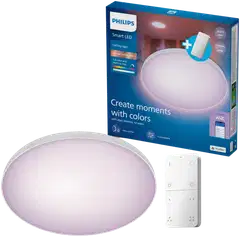Philips Smart Lighting kattovalaisin pyöreä 24W RGB + valkoinen säädettävä kaukosäätimellä - 1