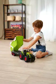 Dickie Toys CLAAS Ares traktori ja kippiperäkärry valoin ja äänin - 11