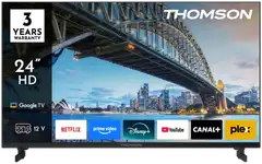 Thomson 24" HD Ready Smart LED TV 24HG2S15C mukana 12V virta-adapteri - 1
