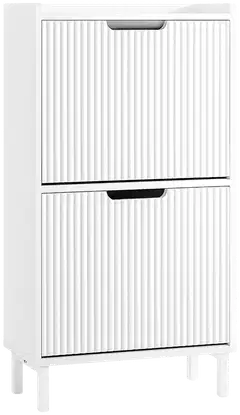 SoBuy kenkäkaappi valkoinen FSR177-W - 3