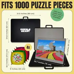 Puzzle Ready - Kannettava Palapelilauta, 1000 palan palapelille - 3