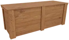 Piha-arkku luonnonruskea 57x61x160cm - 1