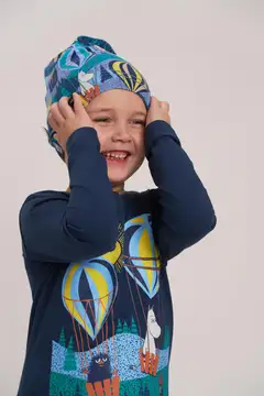 Muumi lasten paita Aamulento 591320 - tummansininen - 4