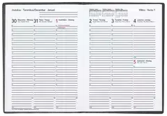 Time System Vuosikalenteri TS Classic A5 2027 musta - 2