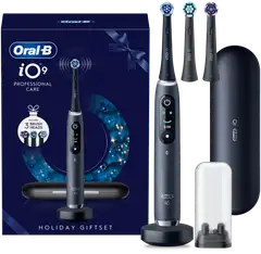 Oral-B sähköhammasharja iO9S musta lahjapakkaus - 1