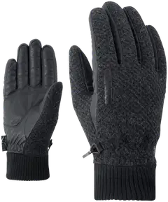 Ziener Iruk-Z miesten sormikkaat - dark melange - 1