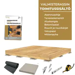 PatioN°rd Havu valmisterassi 1x3 kestopuu - 3