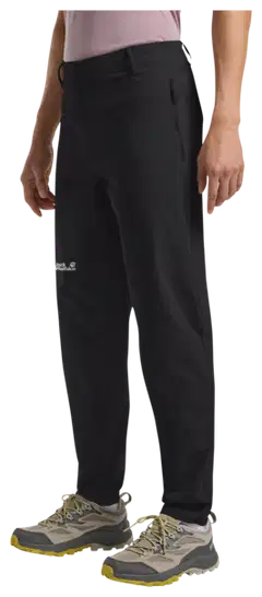 Jack Wolfskin miesten housut Hikeout - BLACK - 3