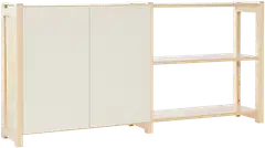 Lundia Classic hylly, kermansävyiset ovet - 2