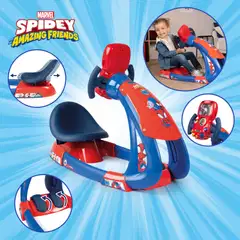 Smoby  Spidey V8 -ajosimulaattori, jossa valo- ja äänitehosteet - 3