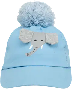 Ciraf vauvojen pehmeä lippis 238C132607 - Blue elephant - 1