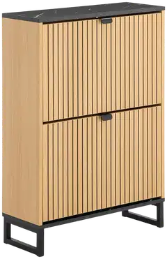 SoBuy kenkäkaappi valkoinen tammi ja FSR202-N - 1