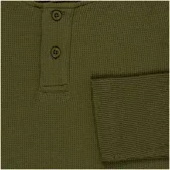 Ciraf lasten trikoopusero henley 25PC264008 - spaghnum - 3